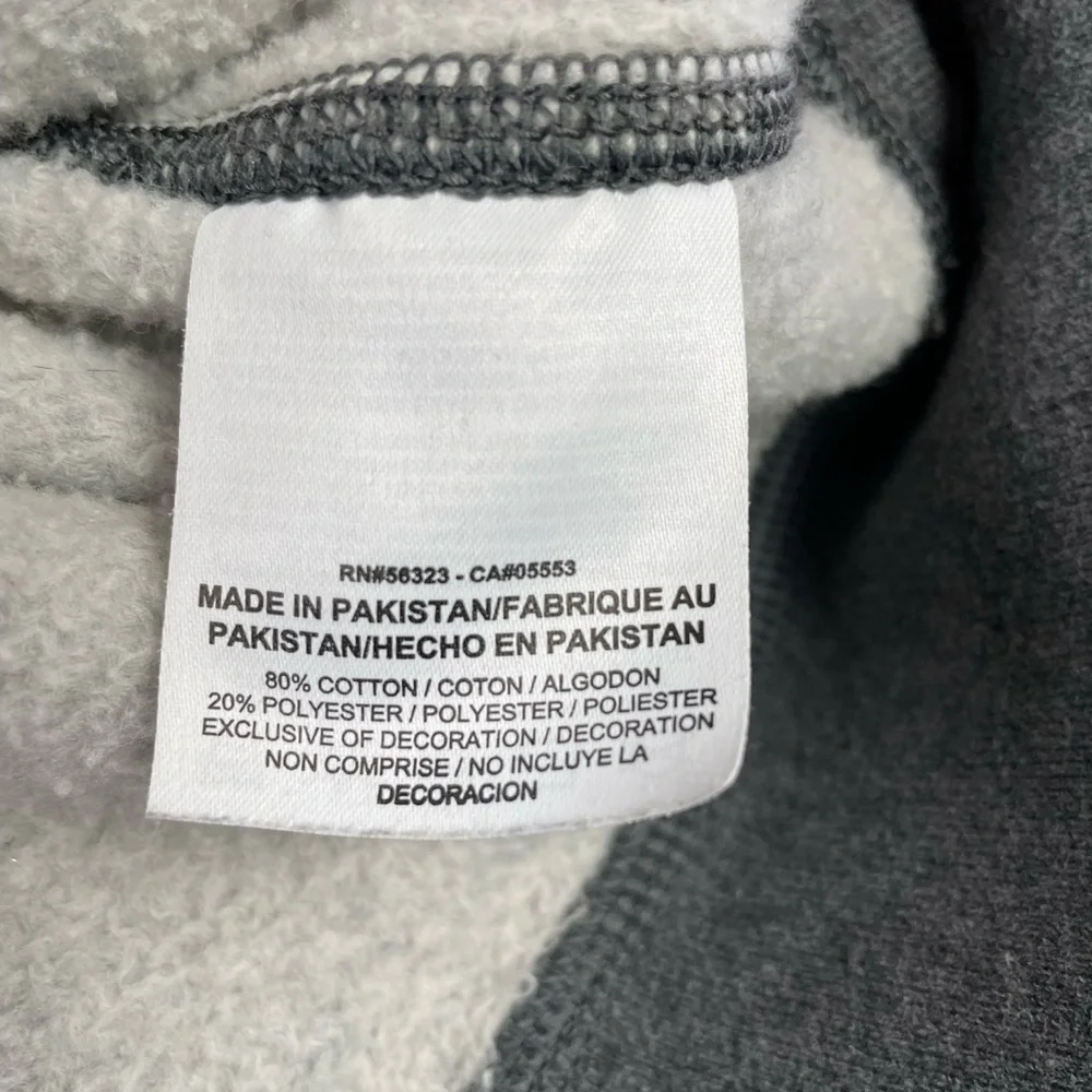 Nike Swoosh Grey Crewneck Sweatshirt Mens XL Embroidered Logo - Picture 12 of 14